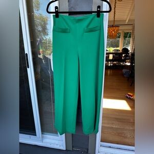 Joseph Ribkoff High Rise Wide Leg Pants Emerald Green Women's 8 NWT